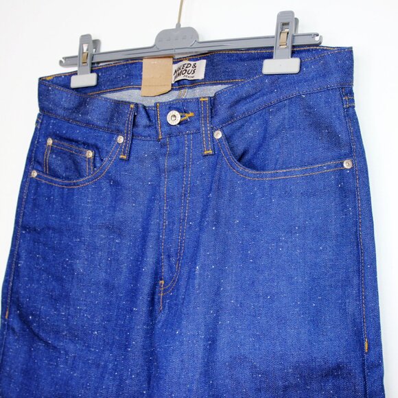 BNWT SS25 NAKED & FAMOUS WORKFORCE SELVEDGE DENIM JEANS 30 & 32 - Picture 4 of 16